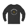 Ruhwedel 2 Pittsburgh Hockey Number Arch Design Unisex Jersey Long Sleeve Shirt