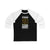 Pettersson 28 Pittsburgh Hockey Black Vertical Design Unisex Tri-Blend 3/4 Sleeve Raglan Baseball Shirt