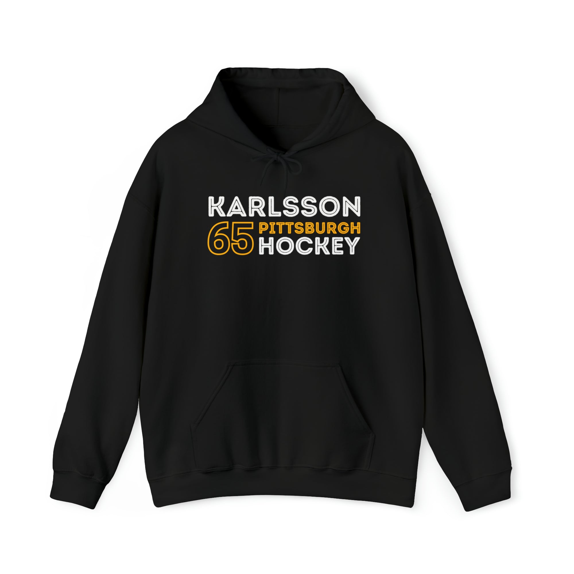 Karlsson 65 Pittsburgh Hockey Grafitti Wall Design Unisex Hooded Sweatshirt