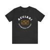 Acciari 55 Pittsburgh Hockey Number Arch Design Unisex T-Shirt