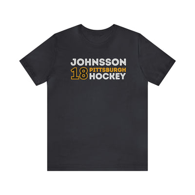 Johnsson 18 Pittsburgh Hockey Grafitti Wall Design Unisex T-Shirt