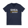 Shea 5 Pittsburgh Hockey Grafitti Wall Design Unisex V-Neck Tee