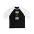 Shea 5 Pittsburgh Hockey Black Vertical Design Unisex Tri-Blend 3/4 Sleeve Raglan Baseball Shirt