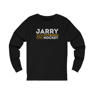 Jarry 35 Pittsburgh Hockey Grafitti Wall Design Unisex Jersey Long Sleeve Shirt