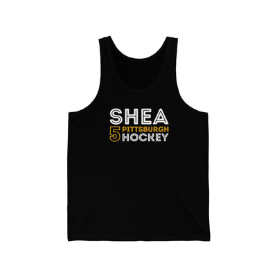Shea 5 Pittsburgh Hockey Grafitti Wall Design Unisex Jersey Tank Top