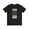 Acciari 55 Pittsburgh Hockey Black Vertical Design Unisex T-Shirt