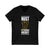 Rust 17 Pittsburgh Hockey Black Vertical Design Unisex V-Neck Tee