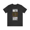 Nieto 83 Pittsburgh Hockey Black Vertical Design Unisex T-Shirt