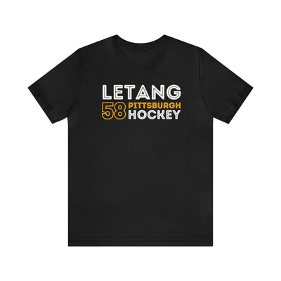 Letang 58 Pittsburgh Hockey Grafitti Wall Design Unisex T-Shirt