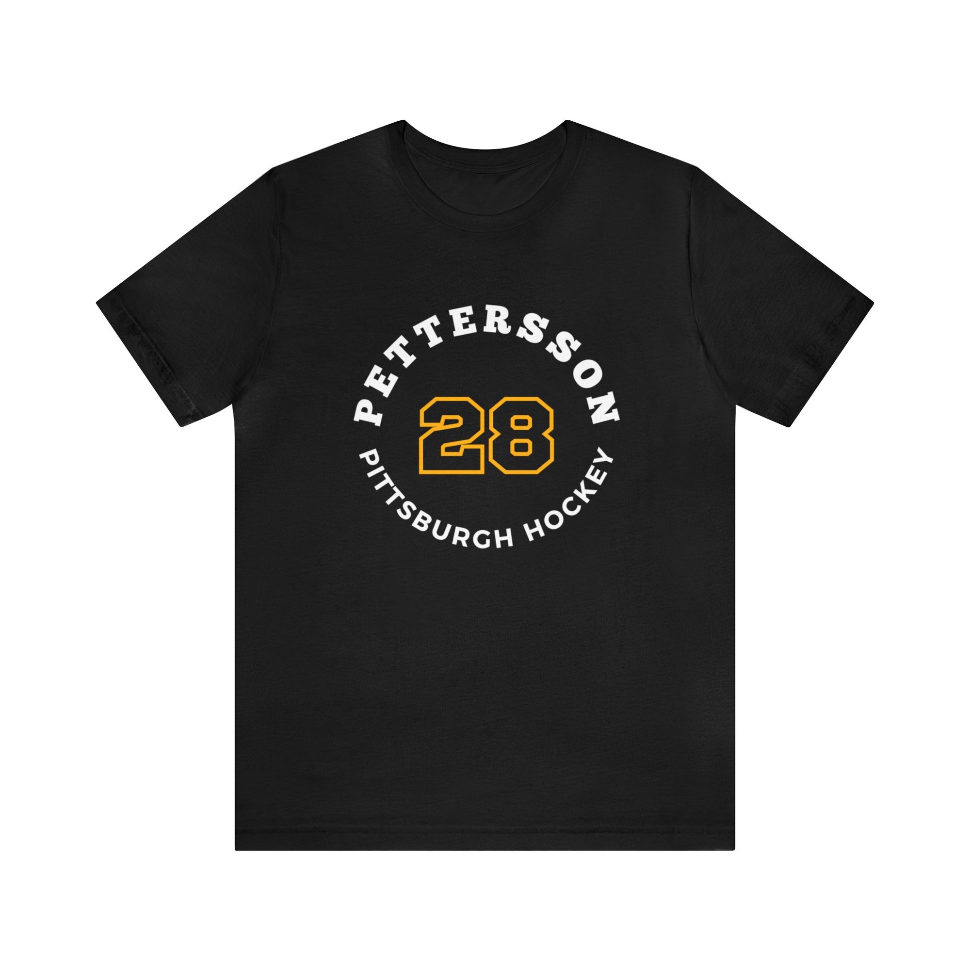 Pettersson 28 Pittsburgh Hockey Number Arch Design Unisex T-Shirt