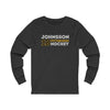 Johnsson 18 Pittsburgh Hockey Grafitti Wall Design Unisex Jersey Long Sleeve Shirt