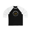 Hinostroza 13 Pittsburgh Hockey Number Arch Design Unisex Tri-Blend 3/4 Sleeve Raglan Baseball Shirt