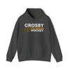 Crosby 87 Pittsburgh Hockey Grafitti Wall Design Unisex Hooded Sweatshirt