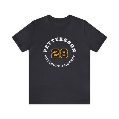 Pettersson 28 Pittsburgh Hockey Number Arch Design Unisex T-Shirt