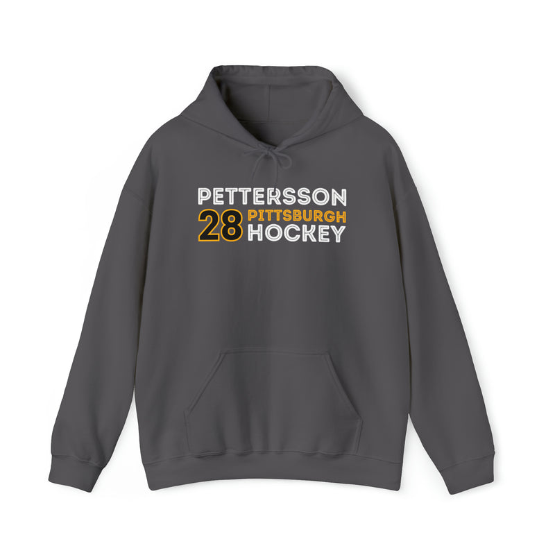 Pettersson 28 Pittsburgh Hockey Grafitti Wall Design Unisex Hooded Sweatshirt