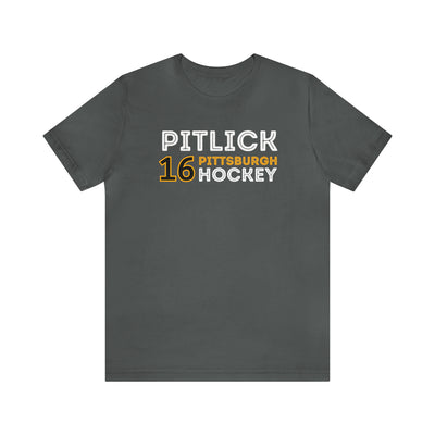 Pitlick 16 Pittsburgh Hockey Grafitti Wall Design Unisex T-Shirt