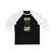 Malkin 71 Pittsburgh Hockey Black Vertical Design Unisex Tri-Blend 3/4 Sleeve Raglan Baseball Shirt