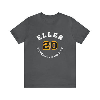 Eller 20 Pittsburgh Hockey Number Arch Design Unisex T-Shirt