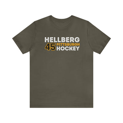 Hellberg 45 Pittsburgh Hockey Grafitti Wall Design Unisex T-Shirt