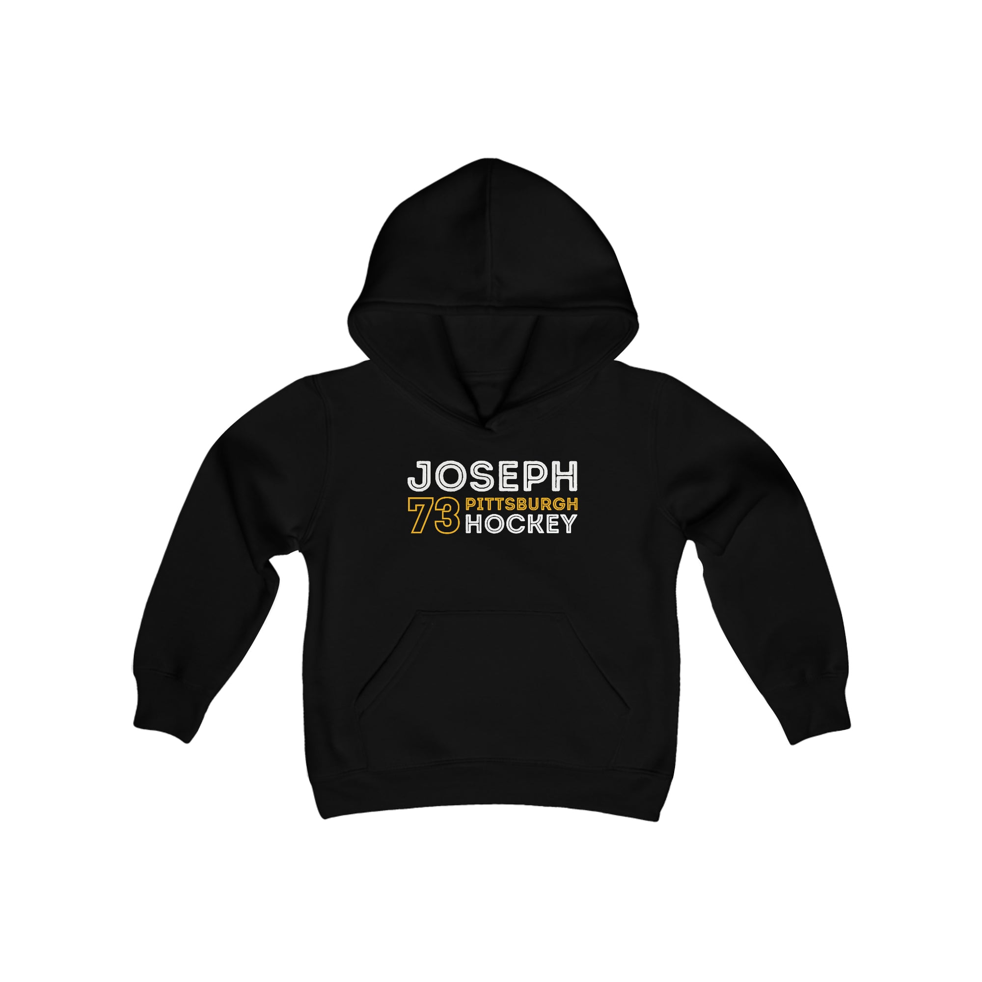 Joseph 73 Pittsburgh Hockey Grafitti Wall Design Youth Hooded Sweatshirt