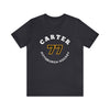 Carter 77 Pittsburgh Hockey Number Arch Design Unisex T-Shirt