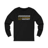 Johnsson 18 Pittsburgh Hockey Grafitti Wall Design Unisex Jersey Long Sleeve Shirt