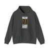 Malkin 71 Pittsburgh Hockey Black Vertical Design Unisex Hooded Sweatshirt