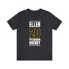 Eller 20 Pittsburgh Hockey Black Vertical Design Unisex T-Shirt