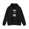 Pitlick 16 Pittsburgh Hockey Black Vertical Design Unisex Hooded Sweatshirt