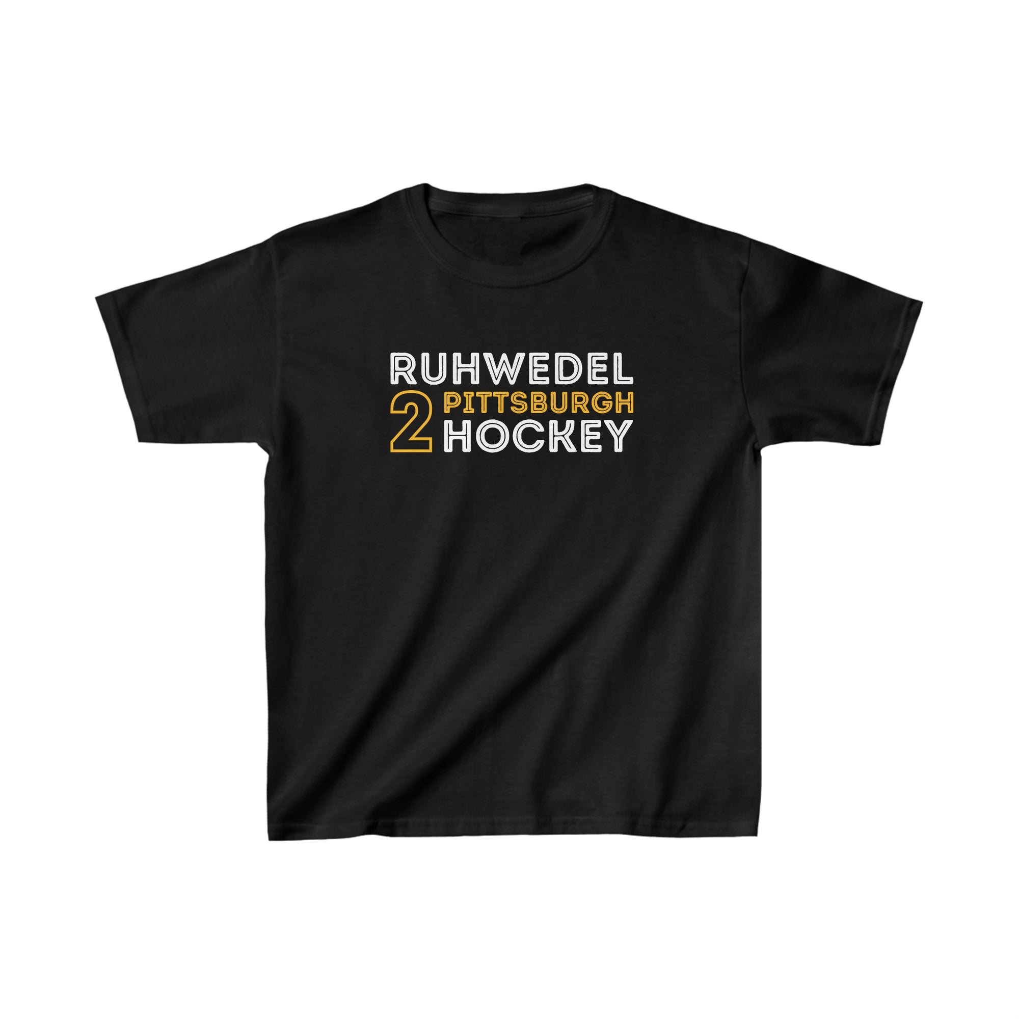 Ruhwedel 2 Pittsburgh Hockey Grafitti Wall Design Kids Tee