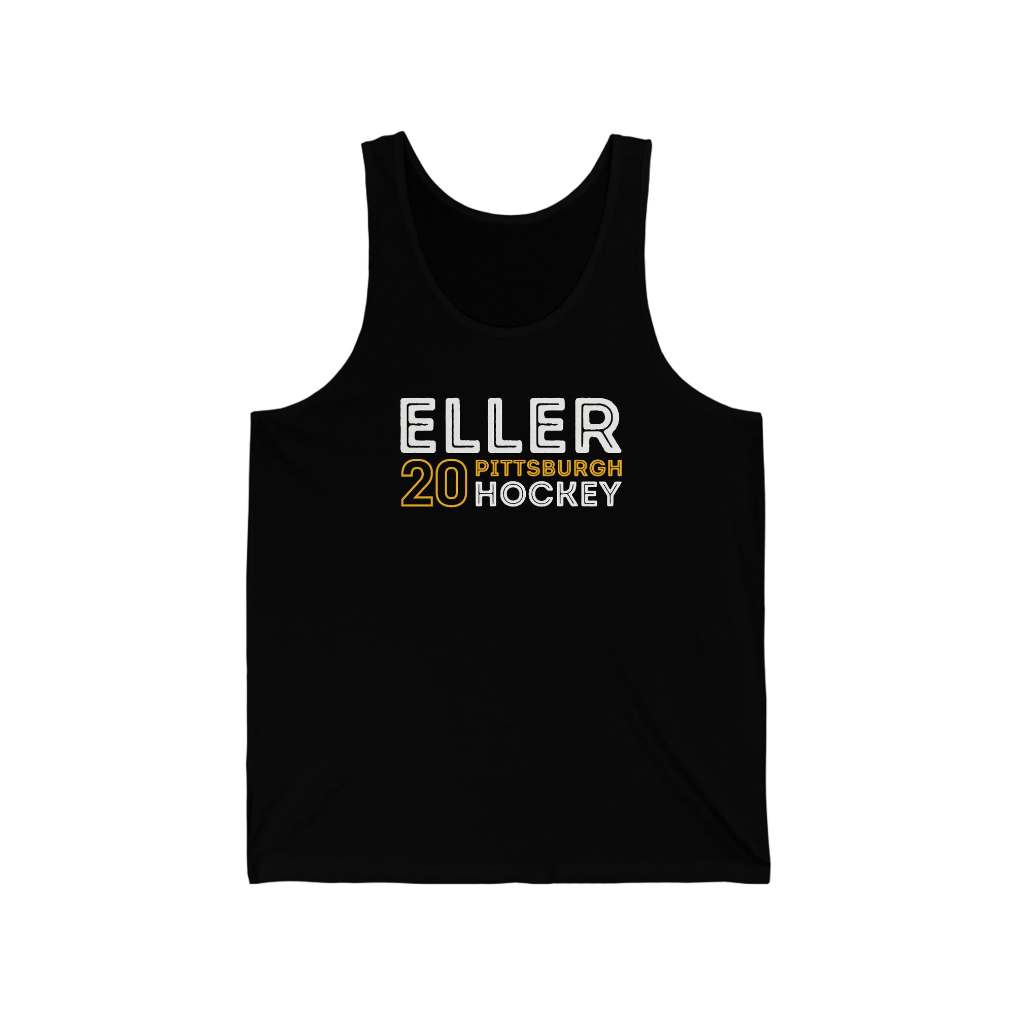 Eller 20 Pittsburgh Hockey Grafitti Wall Design Unisex Jersey Tank Top