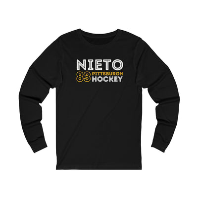Nieto 83 Pittsburgh Hockey Grafitti Wall Design Unisex Jersey Long Sleeve Shirt