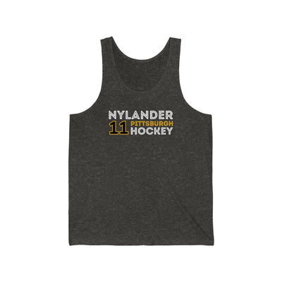 Nylander 11 Pittsburgh Hockey Grafitti Wall Design Unisex Jersey Tank Top