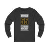 Acciari 55 Pittsburgh Hockey Black Vertical Design Unisex Jersey Long Sleeve Shirt