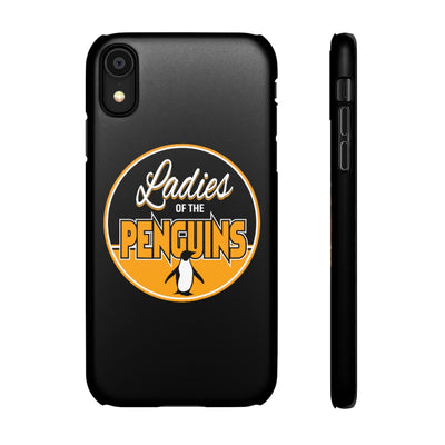 Ladies Of The Penguins Snap Phone Cases In Black