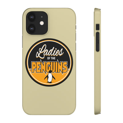 Ladies Of The Penguins Snap Phone Cases In Gold