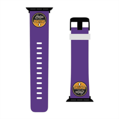 Ladies Of The Penguins Apple Watch Band In Purple