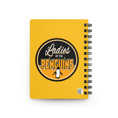 Ladies Of The Penguins Spiral Bound Journal In Yellow