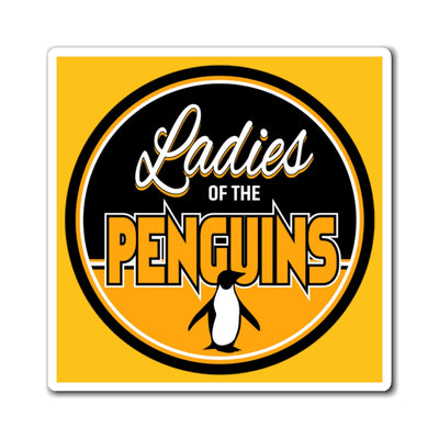 Ladies Of The Penguins Multi-Use Magnets, Yellow
