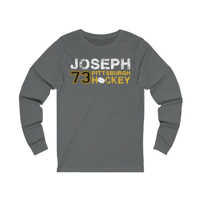 Joseph 73 Pittsburgh Hockey Unisex Jersey Long Sleeve Shirt