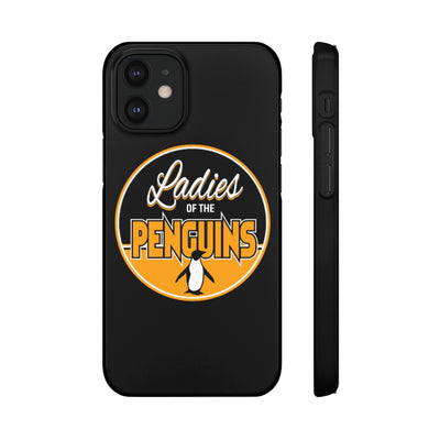 Ladies Of The Penguins Snap Phone Cases In Black