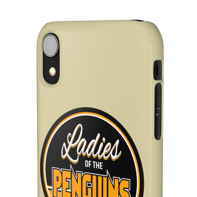 Ladies Of The Penguins Snap Phone Cases In Gold