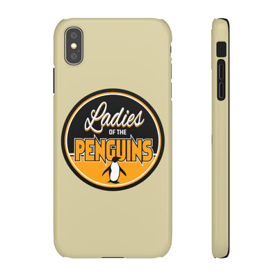 Ladies Of The Penguins Snap Phone Cases In Gold