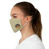Ladies Of The Penguins Small Logo Adjustable Face Mask In Gold