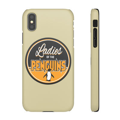 Ladies Of The Penguins Snap Phone Cases In Gold