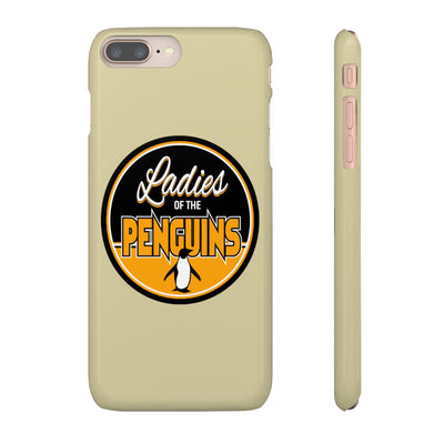 Ladies Of The Penguins Snap Phone Cases In Gold