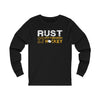 Rust 17 Pittsburgh Hockey Unisex Jersey Long Sleeve Shirt