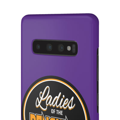 Ladies Of The Penguins Snap Phone Cases In Purple