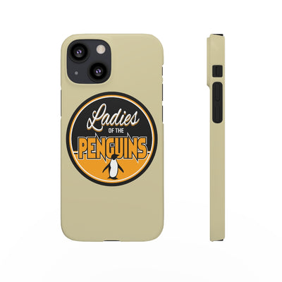 Ladies Of The Penguins Snap Phone Cases In Gold