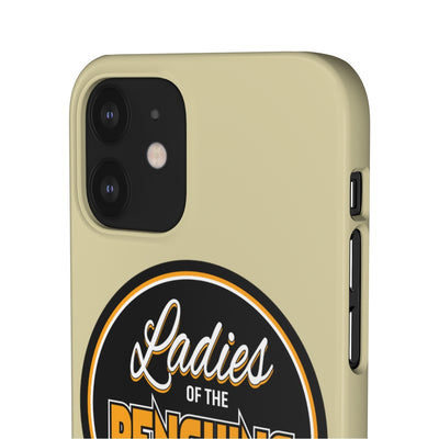 Ladies Of The Penguins Snap Phone Cases In Gold